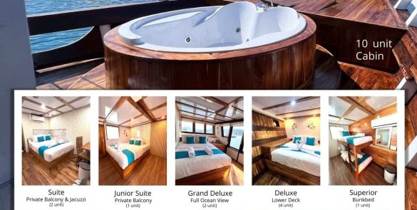 open trip komodo with luxury phinisi lady grace,lady grace,shared boat trip