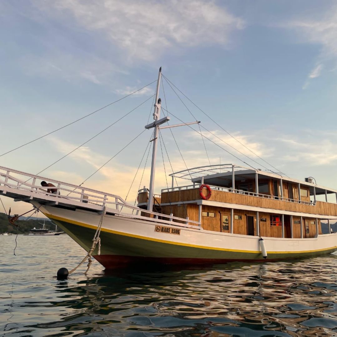phinisi hari esok,hari esok boat,open trip komodo,komodo boat tour,komodo island tour,phinisi labuan bajo