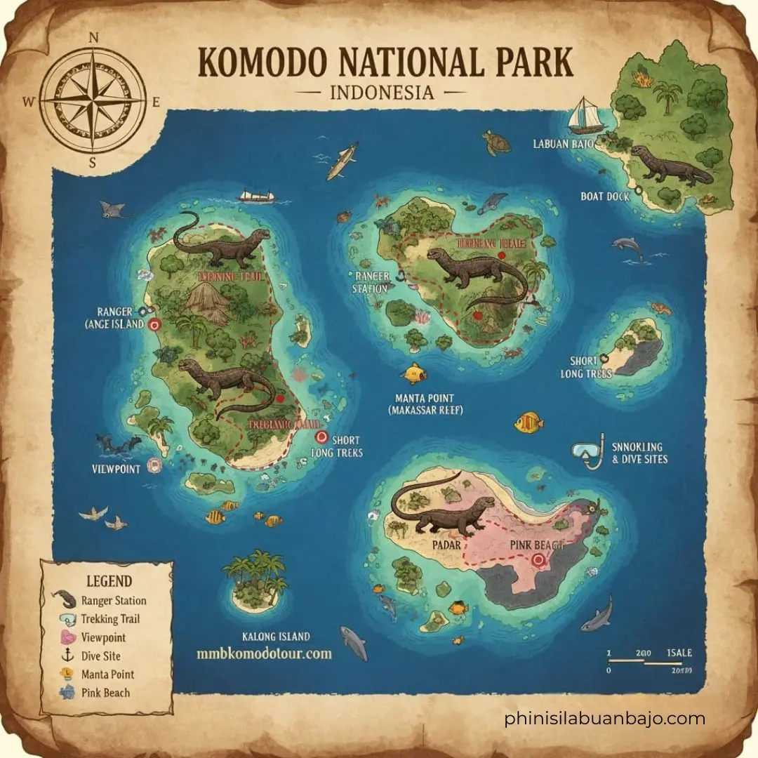 How to Use Maps & GPS Tools During Your Komodo Boat Tour